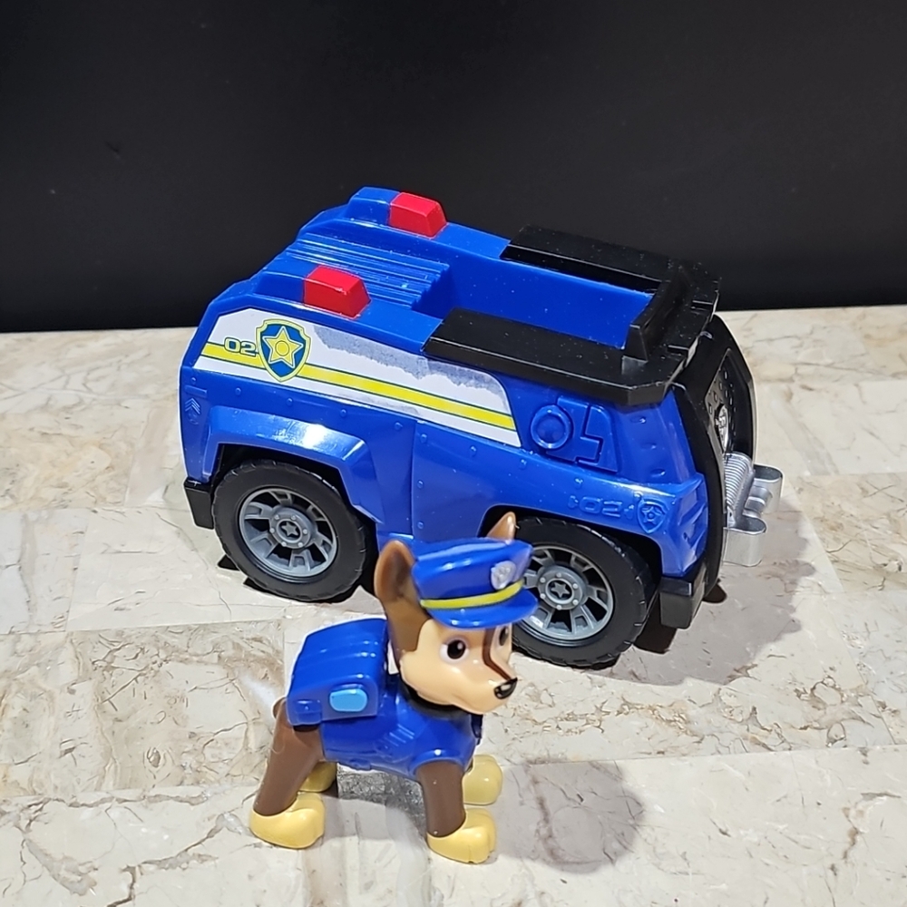 Police Pup Toy Vehicle‎ Set - Blue Paw Patrol Play Set